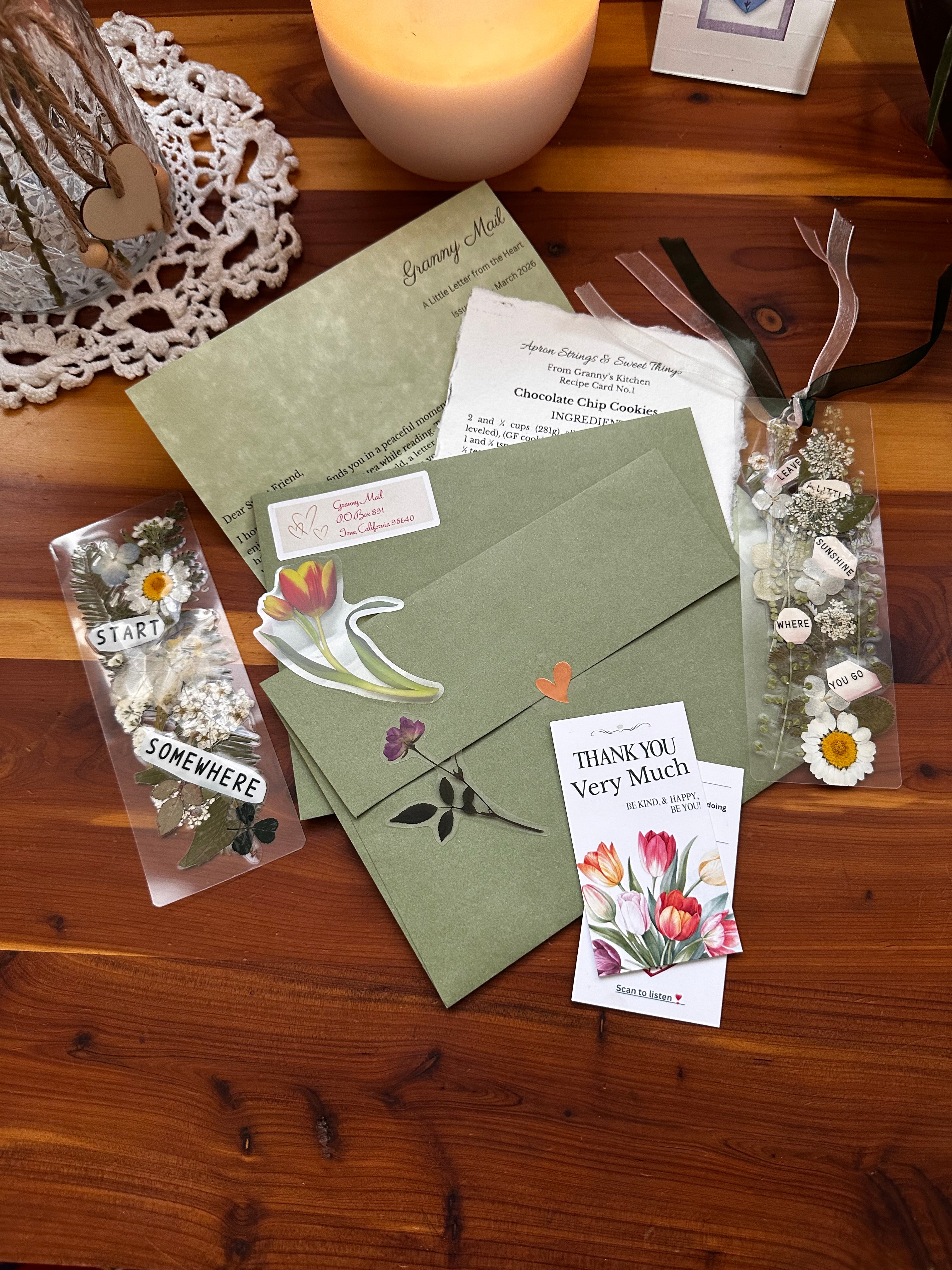 March 2026 Letter Reveal: Slowing Down & Grandma's Cookie Jar